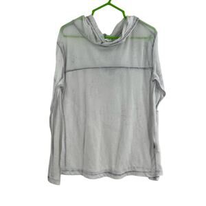 Joah‎ Love Lightweight Sheer Hooded Long Sleeve Tee Size 5